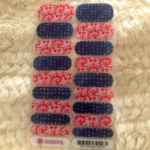 FULL SHEET-Jamberry 'Let Freedom Ring' nail wrap